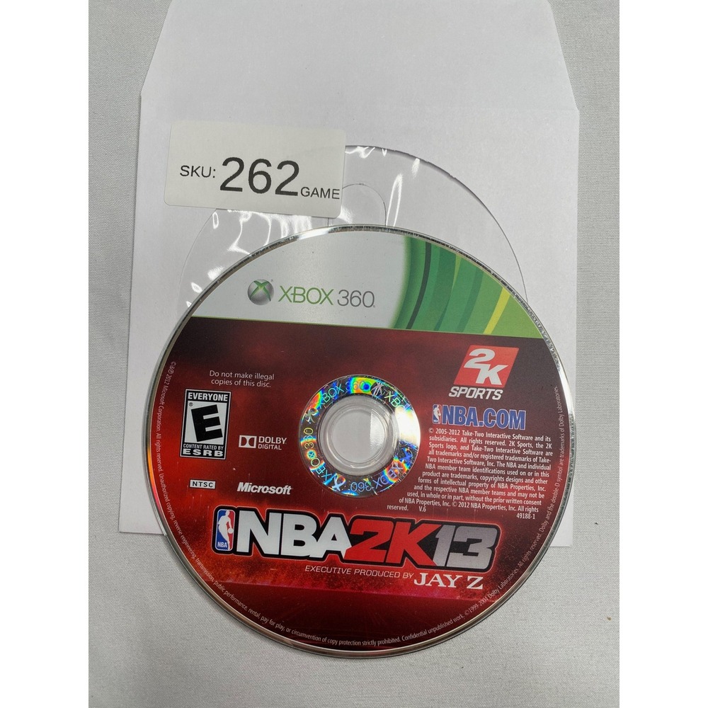 NBA 2K13 Microsoft Xbox 360